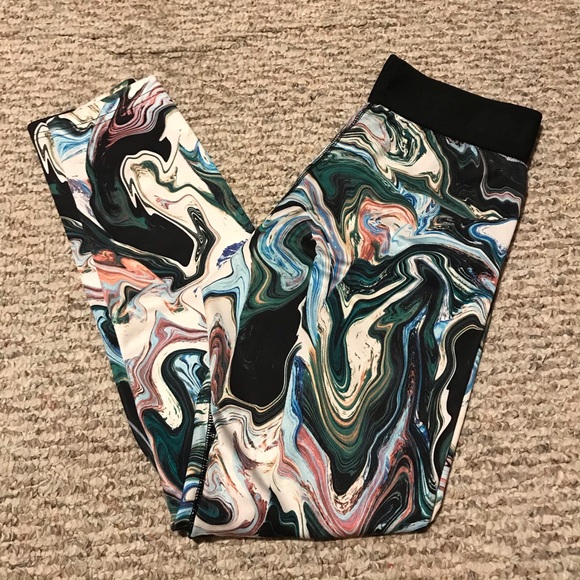 Nike Pants - Nike Marble Leggings high waisted size small